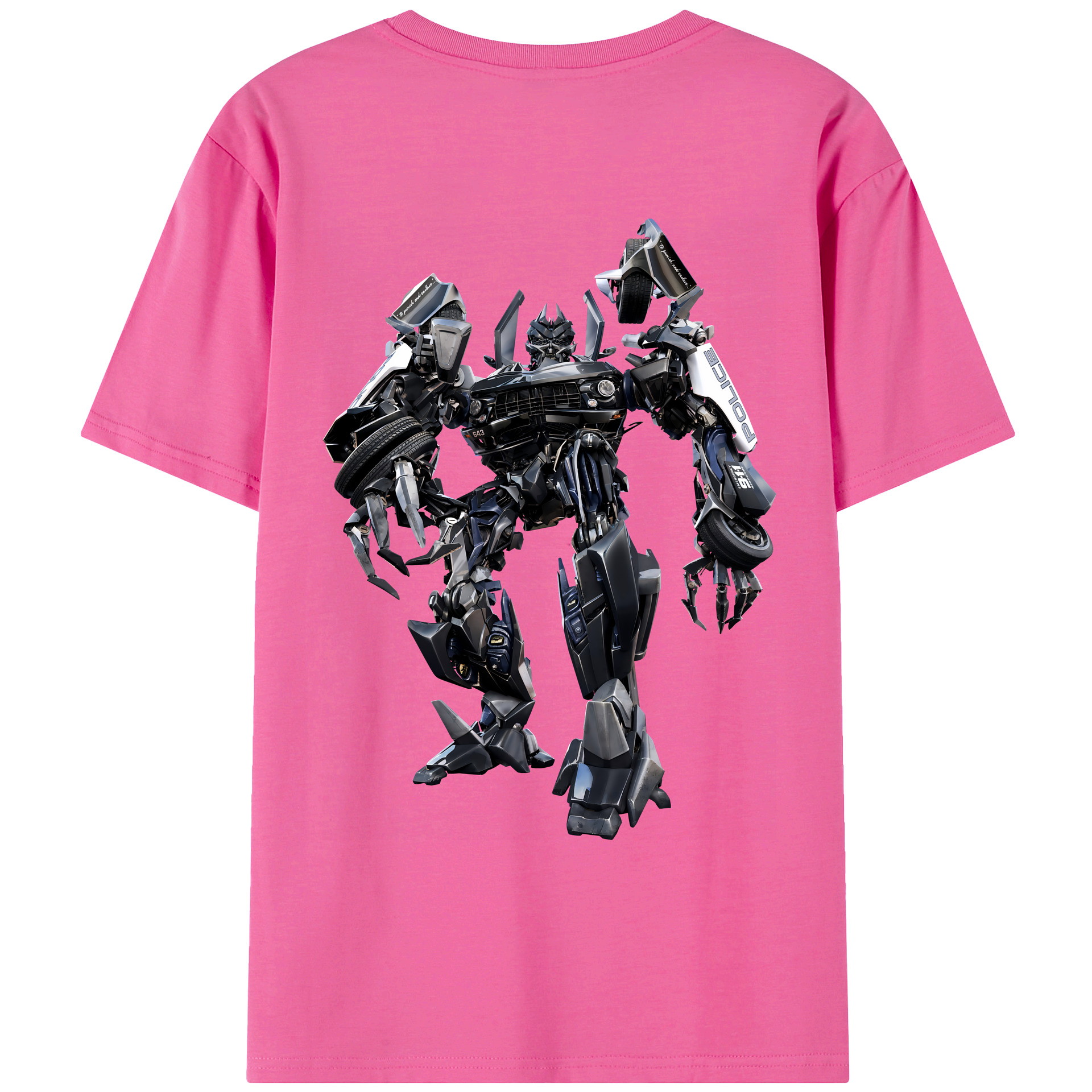 （画像用） Transformers トランスフォーマー レディース半袖Tシャツ(バックプリント)